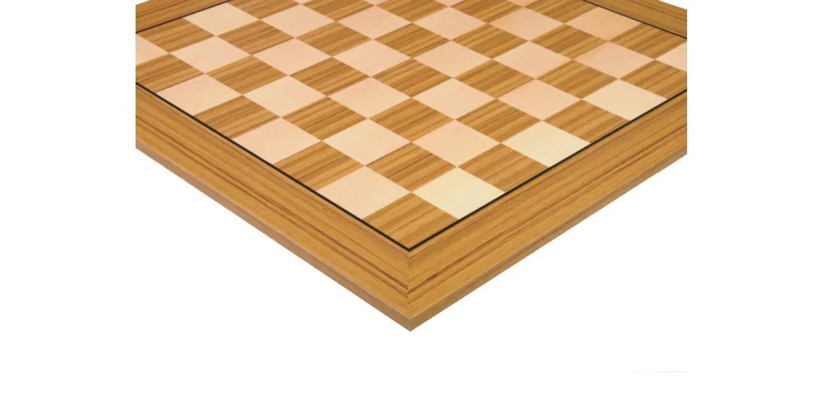 CLEARANCE - Walnut and Maple Classic Traditional Chess Board - 2.25" Squares