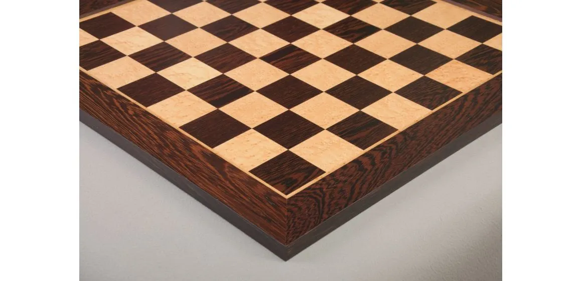African Palisander & Bird's Eye Maple Signature Traditional Chess Board