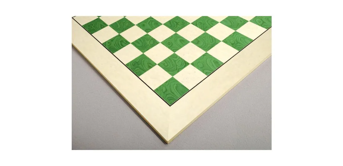 Bird's Eye Maple and Greenwood Standard Traditional Chess Board