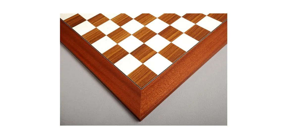 Indian Rosewood and Bird's Eye Maple Standard Traditional Chess Board