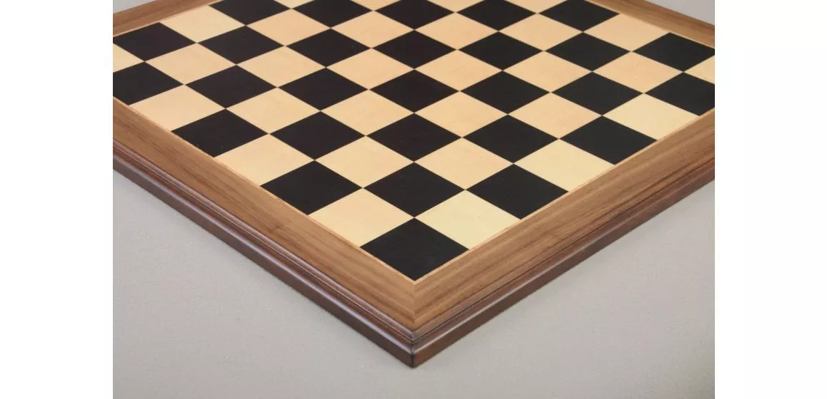 Ebony and Maple Superior Traditional Chess Board 