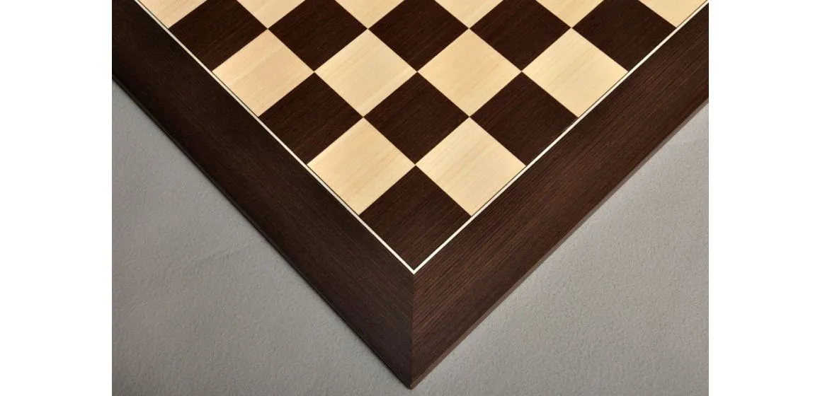 Wenge and Maple Standard Traditional Chess Board