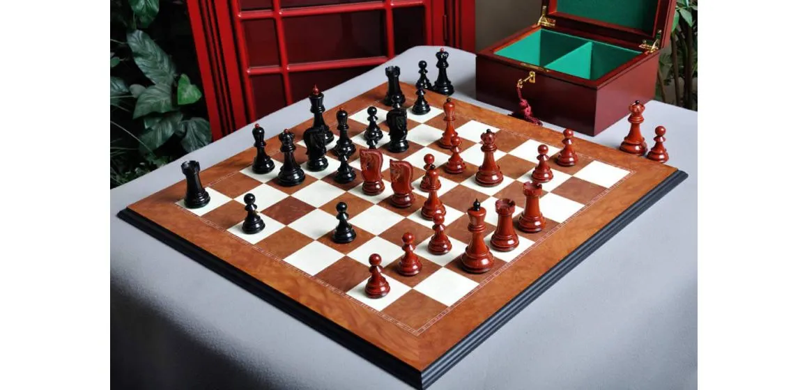 The Zagreb '59 Series Prestige Chess Set, Box, & Board Combination