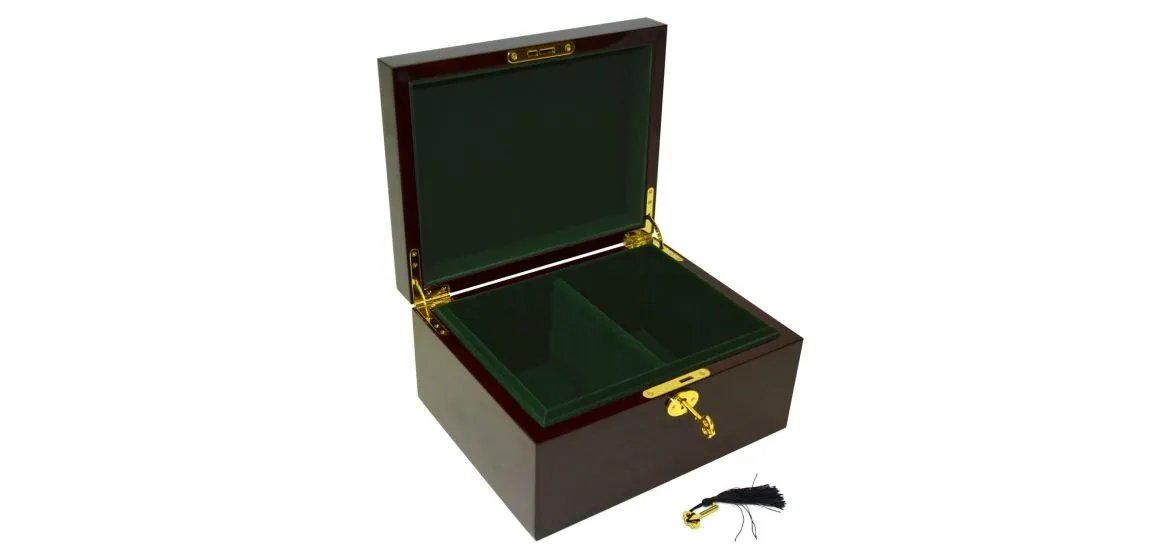 Ebony Wood Chess Box