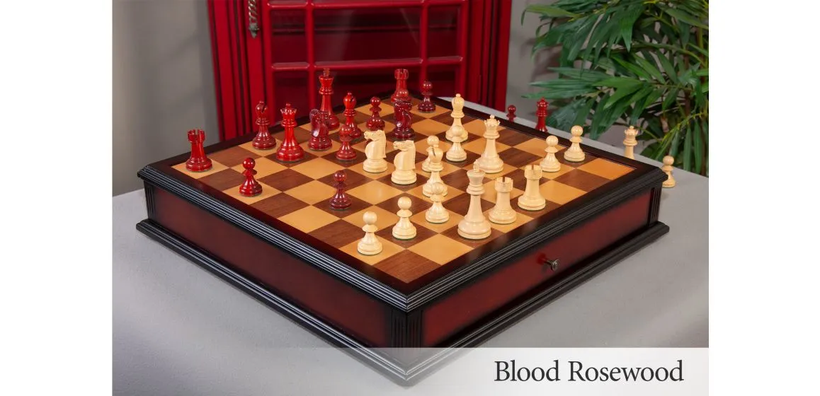 Luxury ROYAL LUX Exclusive Wooden Chess Set 65 X 65cm Hand 