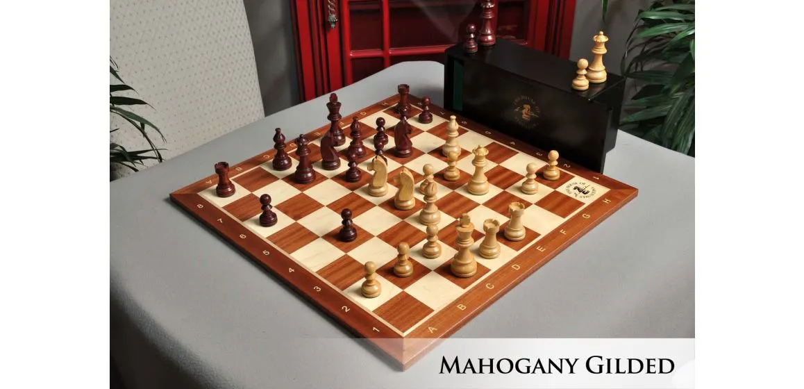 The Championship Series Chess Set, Box, & Board Combination