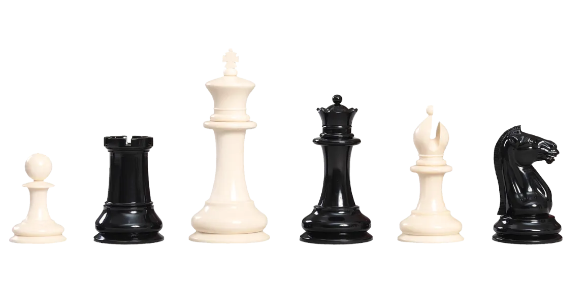 The Mammoth Ivory Selene Collector Series Luxury Chess Pieces - 4.4" King