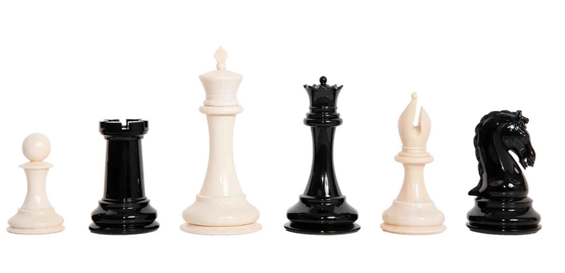 The Mammoth Ivory Collector Series Luxury Chess Pieces - 4.4" King