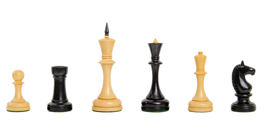 The Camaratta Collection - The Moscow 1935 Series Chess Pieces - 5.0" King