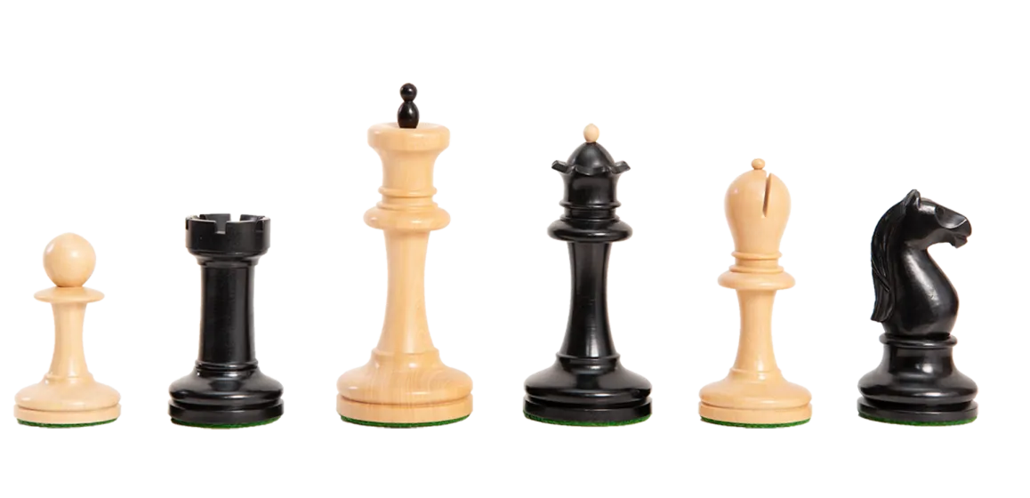 The Camaratta Collection - The 1914 St. Petersburg Series Chess Pieces - 4.0" King