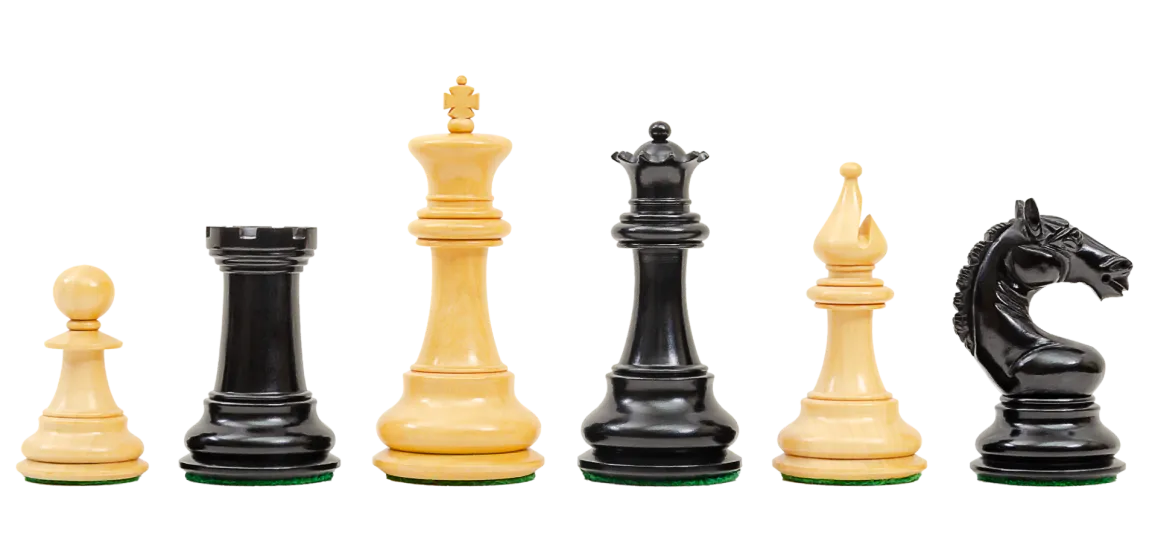 The Ancona Series Luxury Chess Pieces - 4.0" King