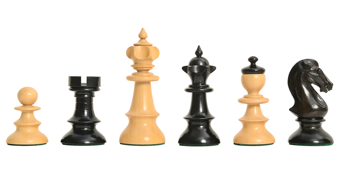 The Austrian Coffeehouse Series Chess Pieces - 4.0" King