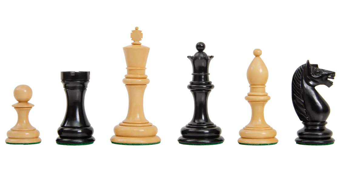 The Botvinnik Flohr Luxury Chess Pieces - 4.0" King