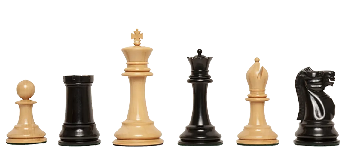 The Blackburne Series Chess Luxury Pieces - 4.4" King