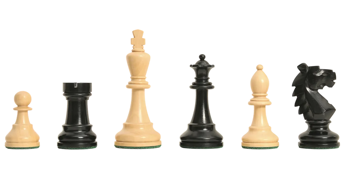 The Bohemian II Series Chess Pieces - 4" King 