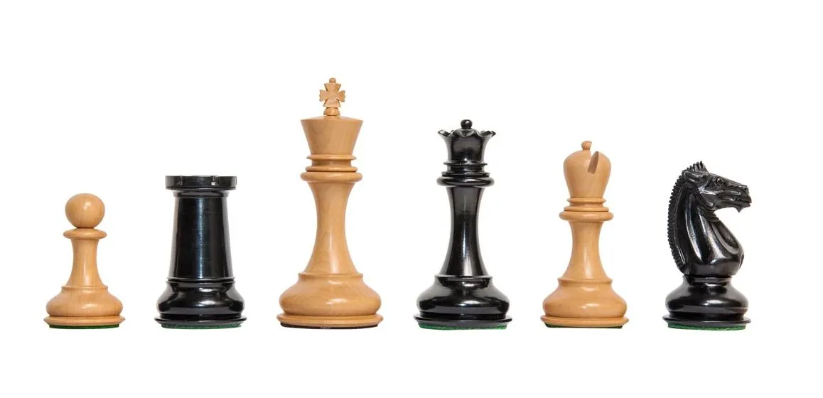 The Challenger Series Luxury Chess Pieces - 4.4" King - Ebony