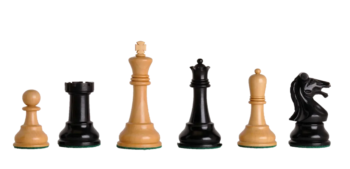 Reproduction of the Drueke Players Choice Chess Pieces - 3.75" King