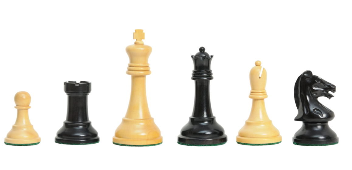 Reproduction of the Drueke Players Choice Chess Pieces - 3.75" King- 2022 Edition