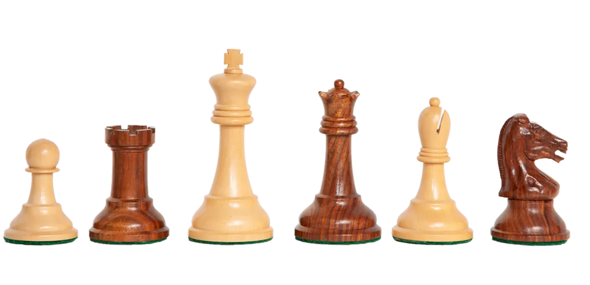 Reproduction of the Drueke Players Choice Chess Pieces - 3.75" King