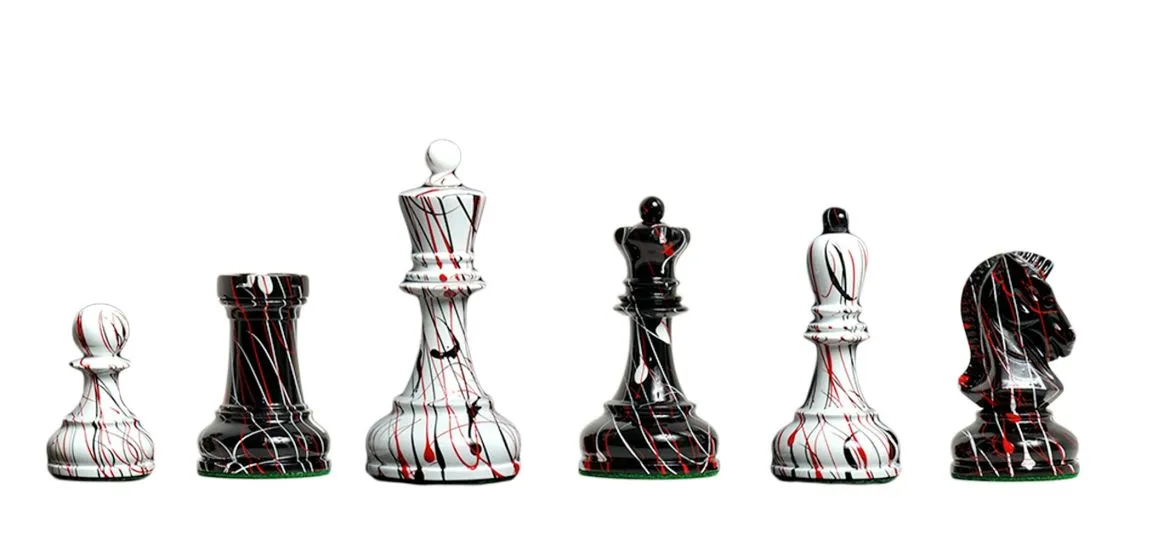 The Dubrovnik Artisan Series Chess Pieces - 3.75" King
