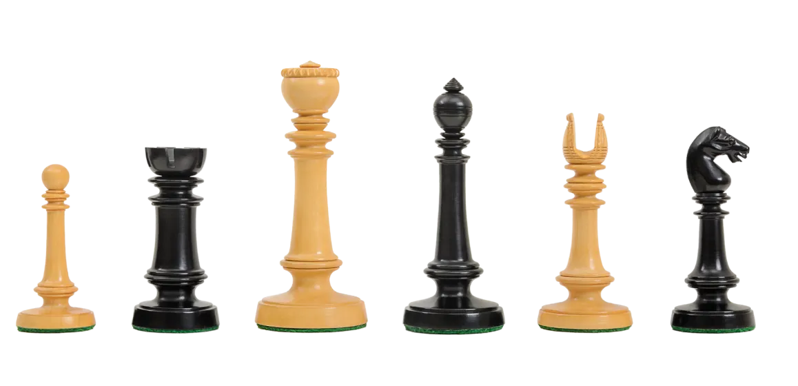 The Edinburgh Upright Series Chess Pieces - 4.0" King