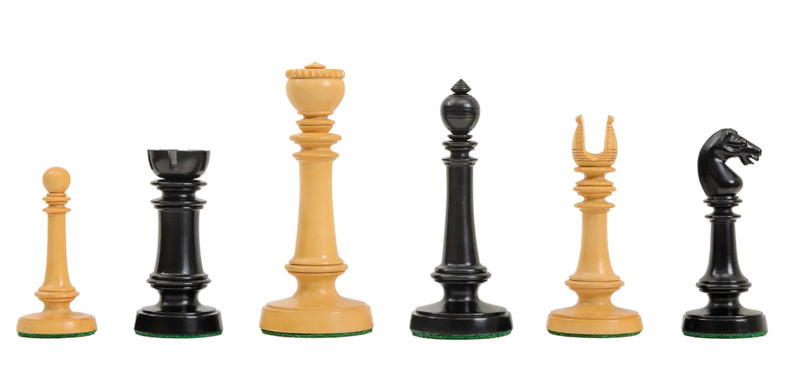 Edinburgh Upright Chess Pieces - 4.0" King