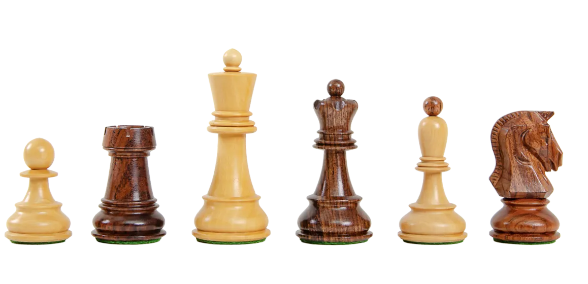 The Fischer Dubrovnik Series Chess Pieces - 3.625" King