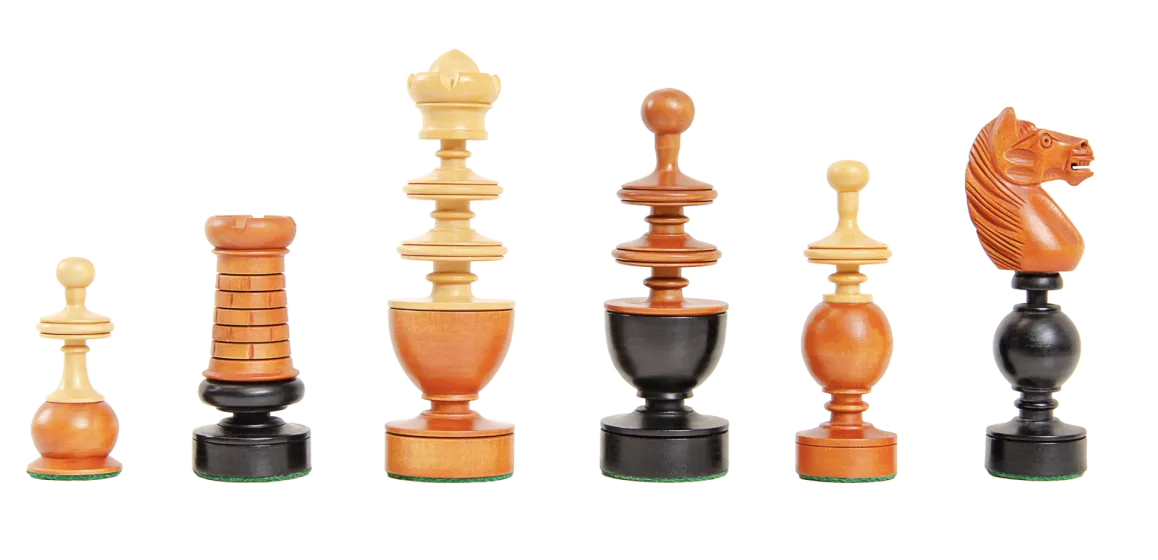 The French Regence Series Luxury Chess Pieces - 4.4" King
