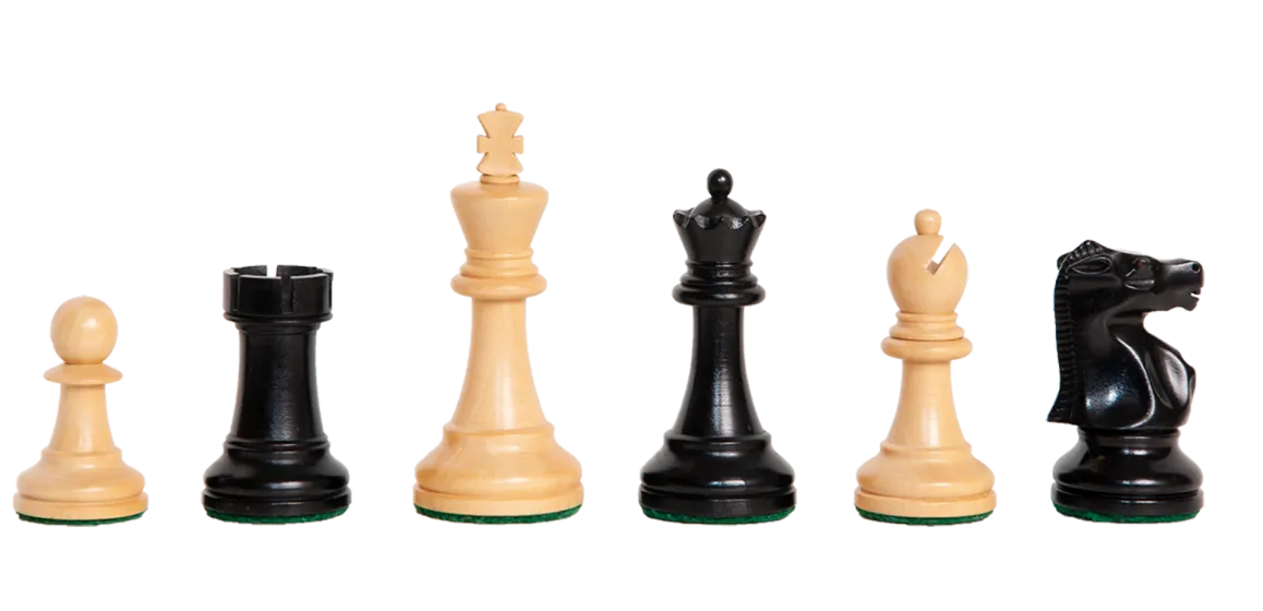 The Fischer Spassky Series Chess Pieces - 3.0" King