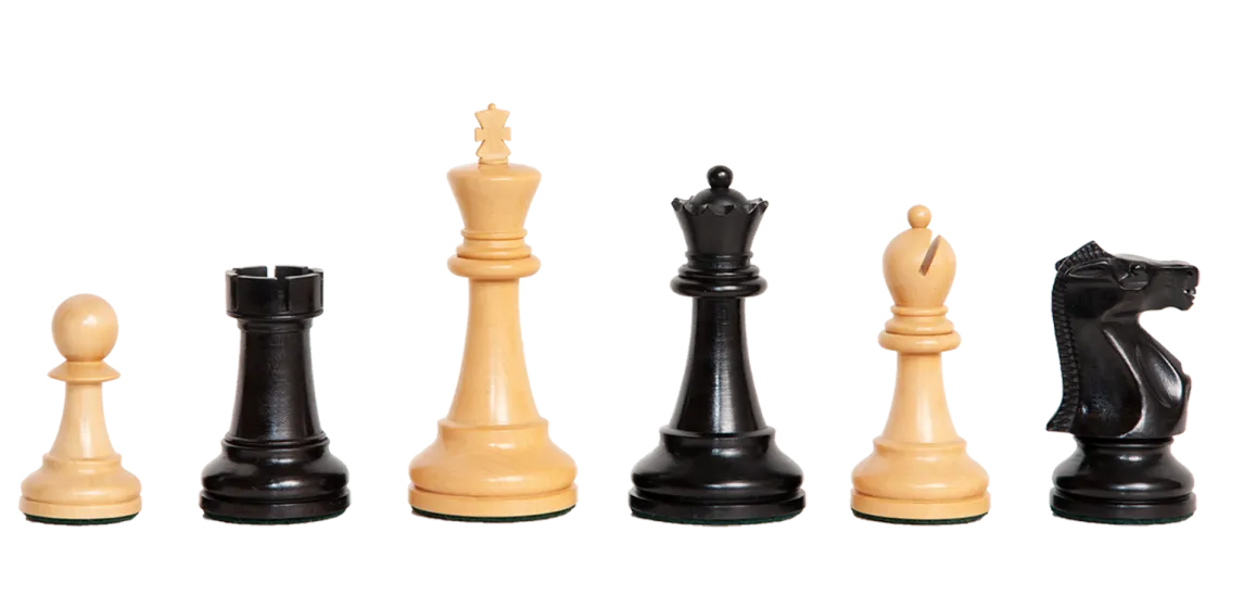 The Fischer Spassky Series Chess Pieces - 3.5" King