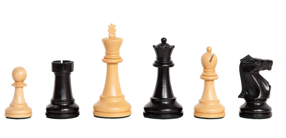 The Fischer Spassky Series Chess Pieces - 4.0" King
