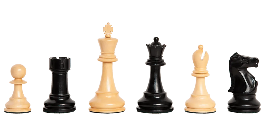 The Fischer Spassky Series Chess Pieces -  4.4" King