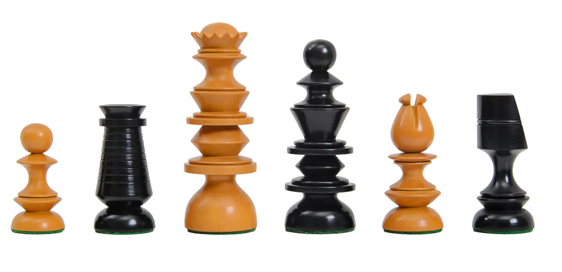 The Georgian Series Timeless Chess Pieces - 4.4" King