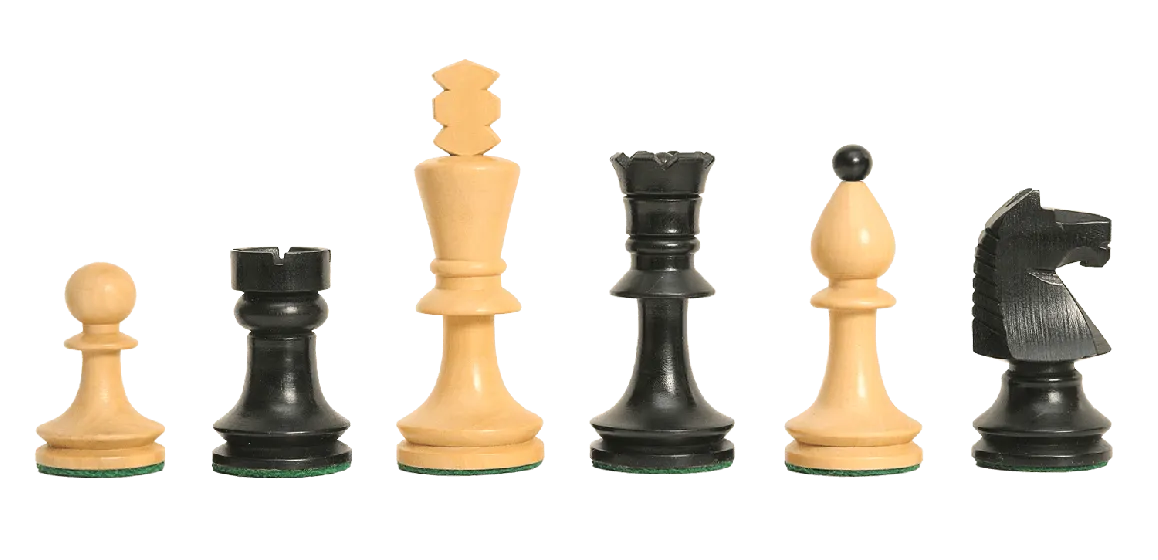 The Hungarian II Series Chess Pieces - 3.875" King 