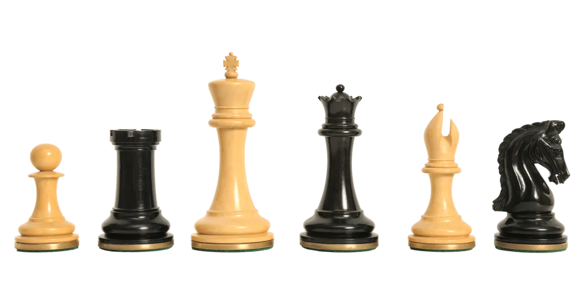 The Imperial Collector Series Luxury Chess Pieces with Brass Weighting - 4.4" King