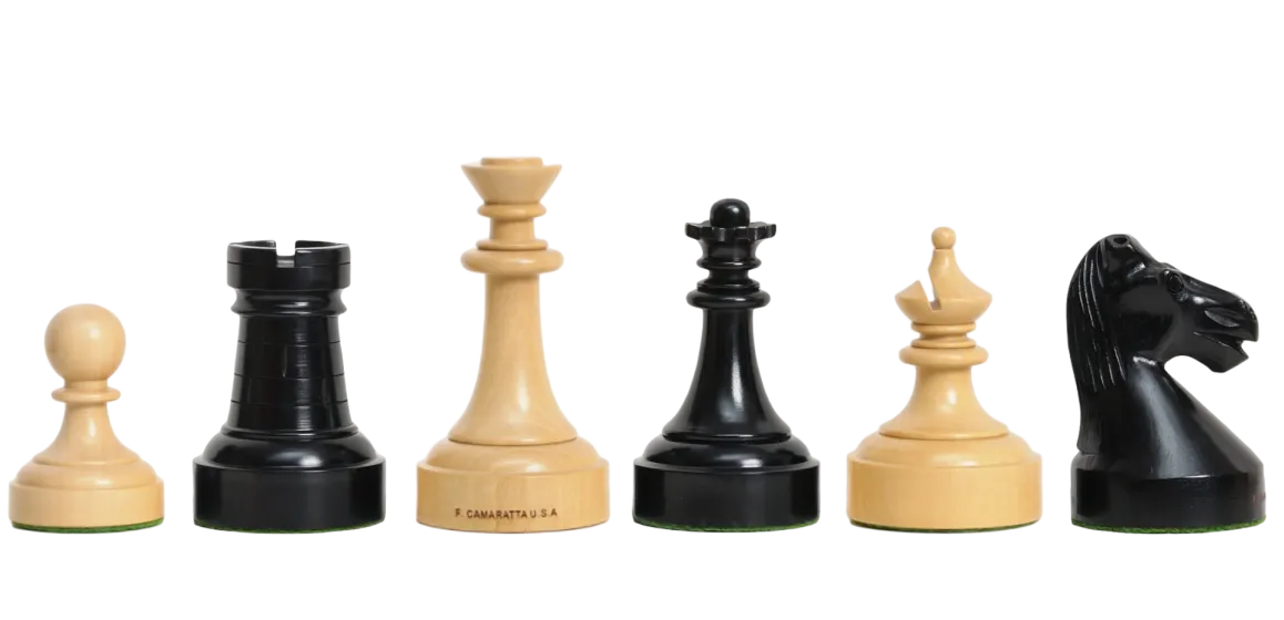 The Camaratta Collection - The Louis Persinger Series Chess Pieces - 3.6" King