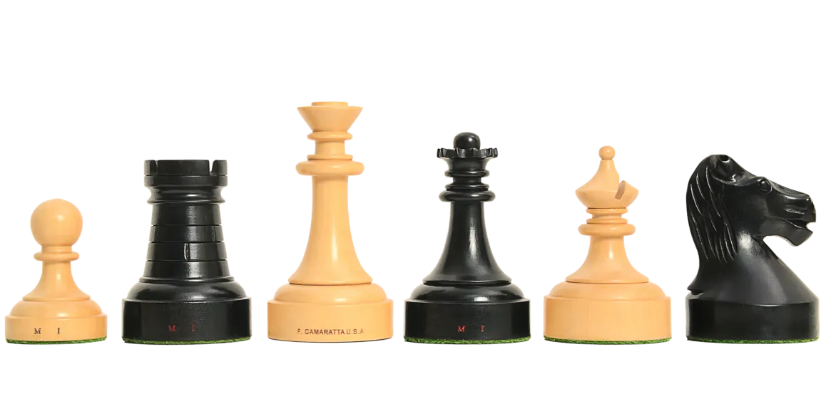 The Camaratta Collection - The Louis Persinger II Series Chess Pieces - 3.6" King