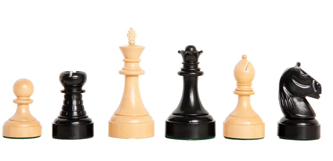 The Mechanics Institute Commemorative Chess Pieces - 4.25" King