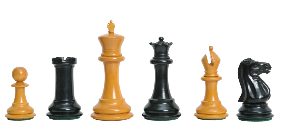 The Morphy Series Timeless Luxury Chess Pieces - 4.4" King
