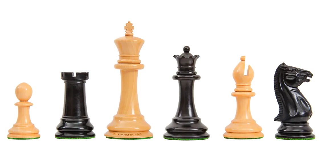 The Morphy Series Luxury Chess Pieces - 4.4" King