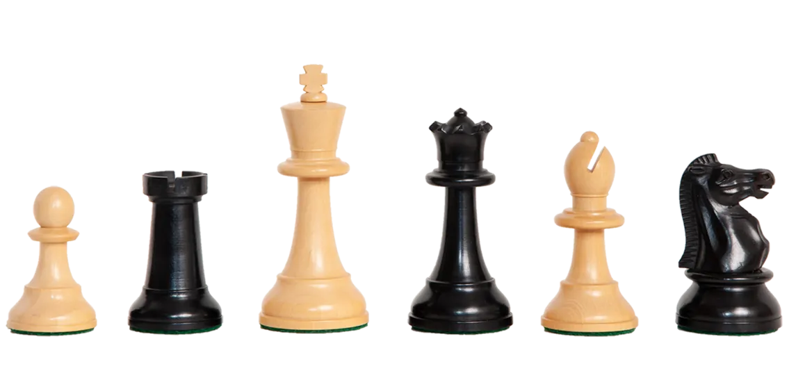Reproduction of the 1939 Olimpico Chess Pieces - 3.75" King