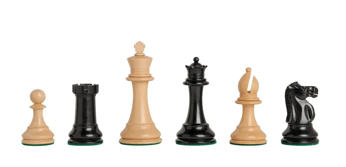 The British Chess Company - Staunton Popular Series Chess Pieces - 4.0" King