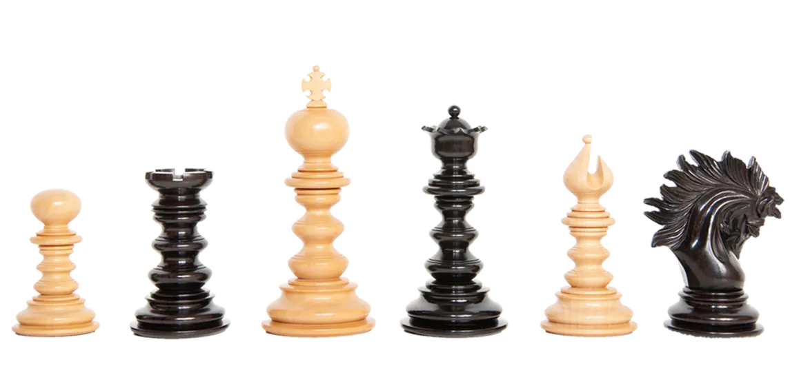 The Forever Collection - The Savano Series Luxury Chess Pieces - 4.4" King