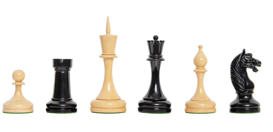 The Camaratta Collection - The Soviet 1935 Series Chess Pieces - 4.6" King