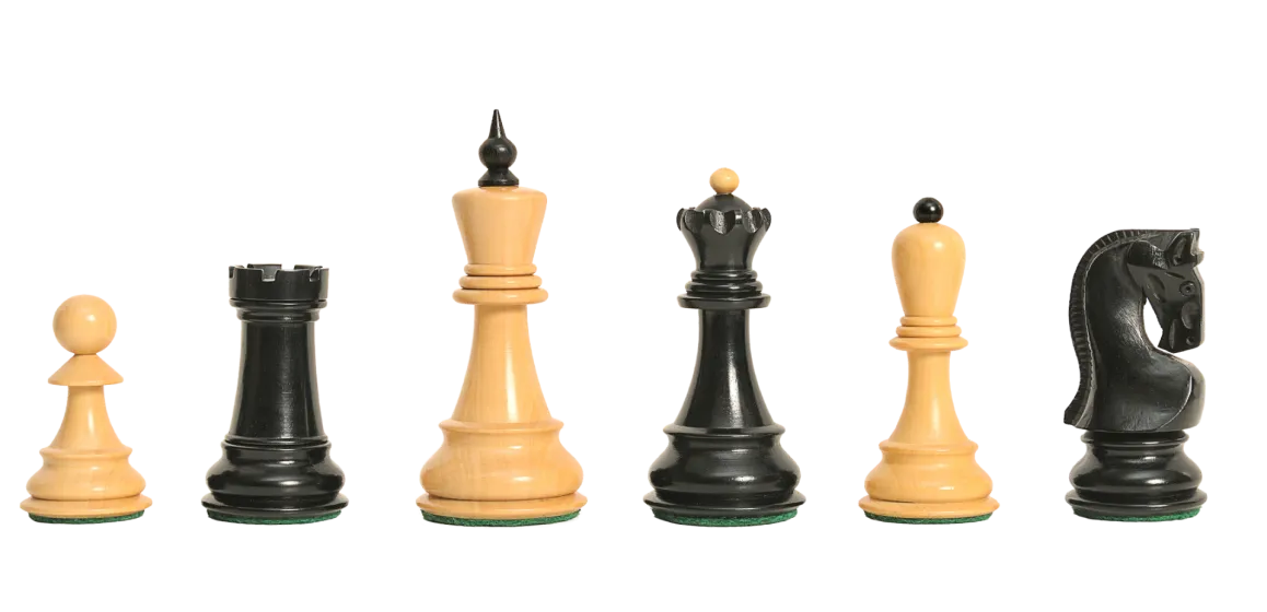 The Zagreb '59 Series Chess Pieces - 3.875" King