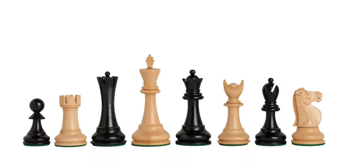 The Capablanca Chess Edition - Reykjavik II Series Chess Pieces - 3.75" King