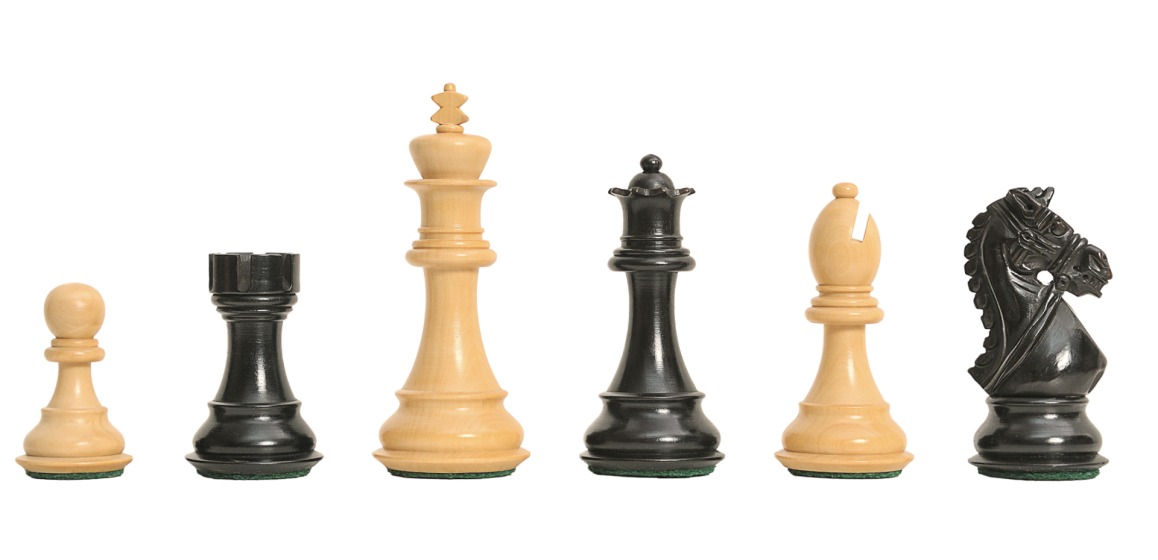 The Bridle Series Chess Pieces - 3.75" King