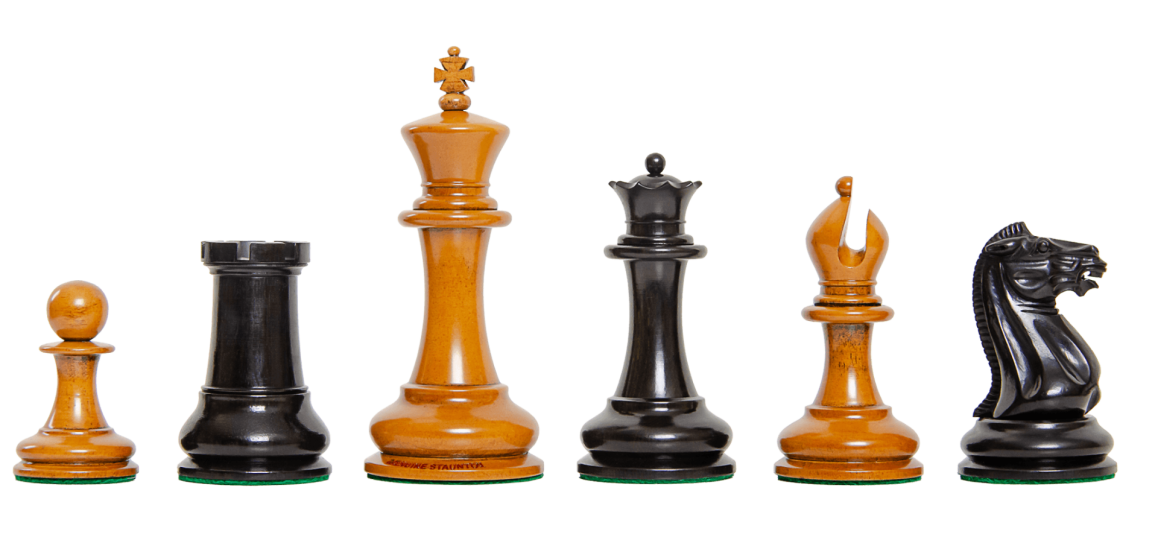 The Genuine Staunton® Collection - The Original 1849 Series Vintage Luxury Chess Pieces - 4.4" King