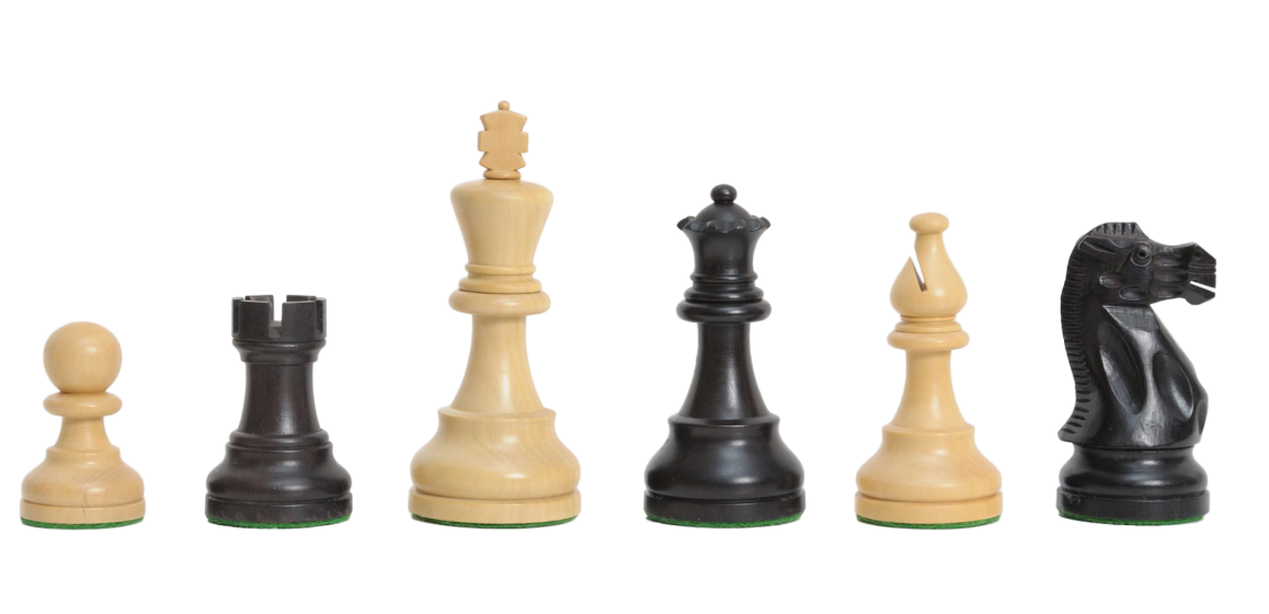 American Staunton Series Chess Pieces - 3.75" King