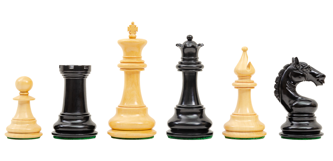 The Ancona Series Luxury Chess Pieces - 4.0" King